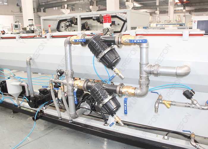 Bimetalic Screw Plastic Pipe Vacuum Sizing Cooling Tank For PP PE PVC Pipe Making